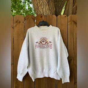 Vintage Seminoles of Florida State oversized sweatshirt size XL.